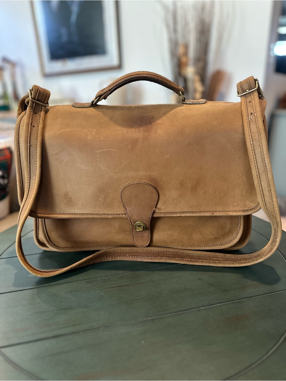 Coach vintage metropolitan briefcase British tan